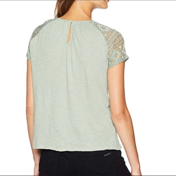 Lucky Brand Green Tee Sz M - Picture 2 of 8